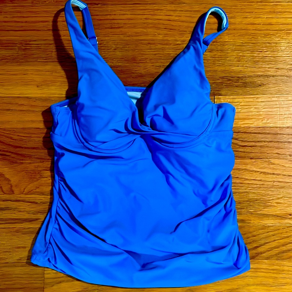 Blue swim top